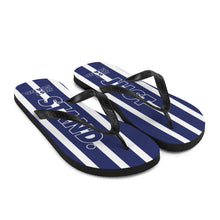 Load image into Gallery viewer, Flip-Flops | Navy-White | Just Stand | Sizes: Men&#39;s 6-11 and Women&#39;s 7-12