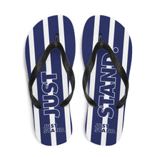 Load image into Gallery viewer, Flip-Flops | Navy-White | Just Stand | Sizes: Men&#39;s 6-11 and Women&#39;s 7-12