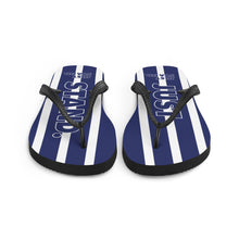 Load image into Gallery viewer, Flip-Flops | Navy-White | Just Stand | Sizes: Men&#39;s 6-11 and Women&#39;s 7-12