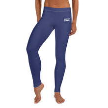 Load image into Gallery viewer, Women&#39;s Performance Leggings | Navy | Regular Waist | Just Stand Flag | Sizes: XS - XL