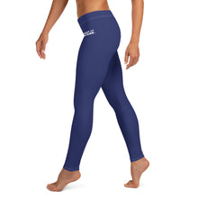 Load image into Gallery viewer, Women&#39;s Performance Leggings | Navy | Regular Waist | Just Stand Flag | Sizes: XS - XL