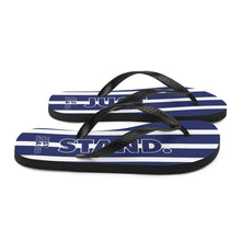 Load image into Gallery viewer, Flip-Flops | Navy-White | Just Stand | Sizes: Men&#39;s 6-11 and Women&#39;s 7-12